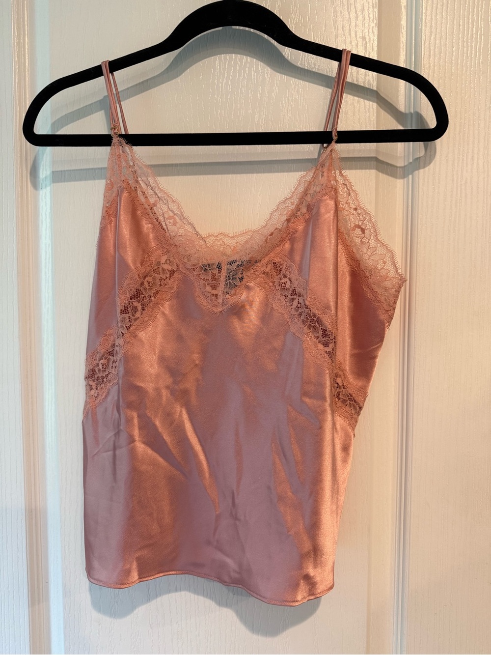 Victoria's Secret Satin Lace Chemise and Briefs in Dusty Pink - Picture 2 of 6